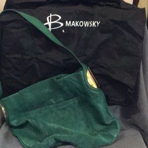 B.Makowsky Suede Bag